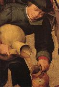 BRUEGEL, Pieter the Elder, Details of Peasant Wedding Feast